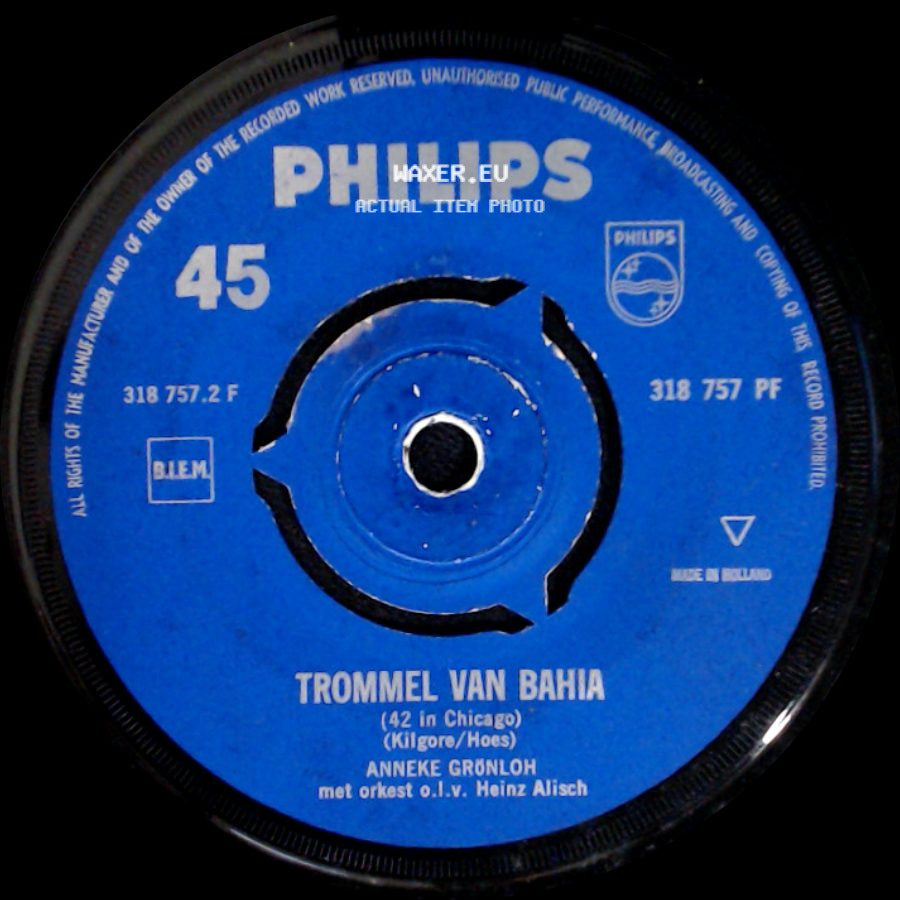 Anneke Gronloh - Brandend Zand / Trommel Van Bahia side B