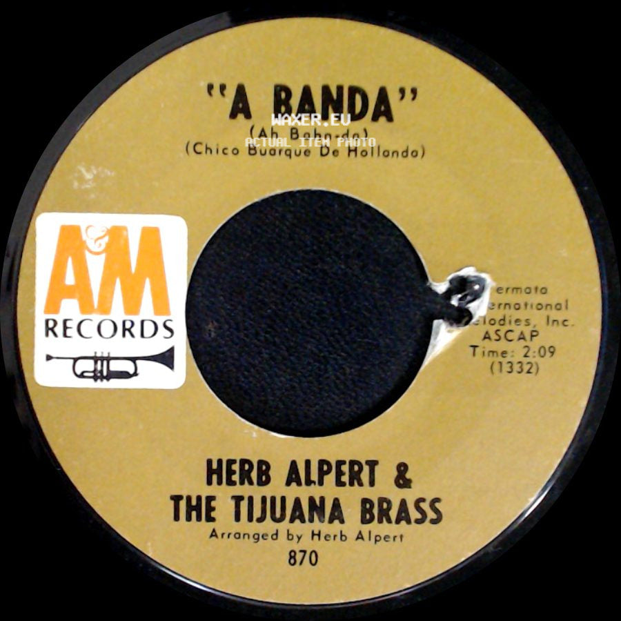 Herb Alpert & The Tijuana Brass - Miss Frenchy Brown / A Banda side B