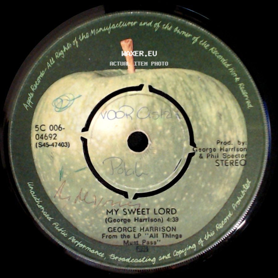 George Harrison - My Sweet Lord / Isn't It A Pity side A