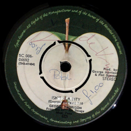 George Harrison - My Sweet Lord / Isn't It A Pity side B