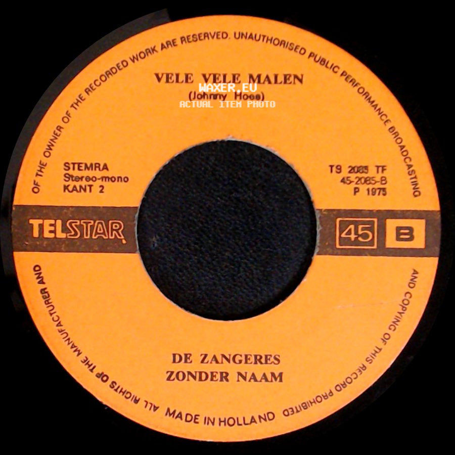 Keetje Tippel / De Zangeres Zonder Naam - De Zangeres Zonder Naam / Vele Vele Malen side B