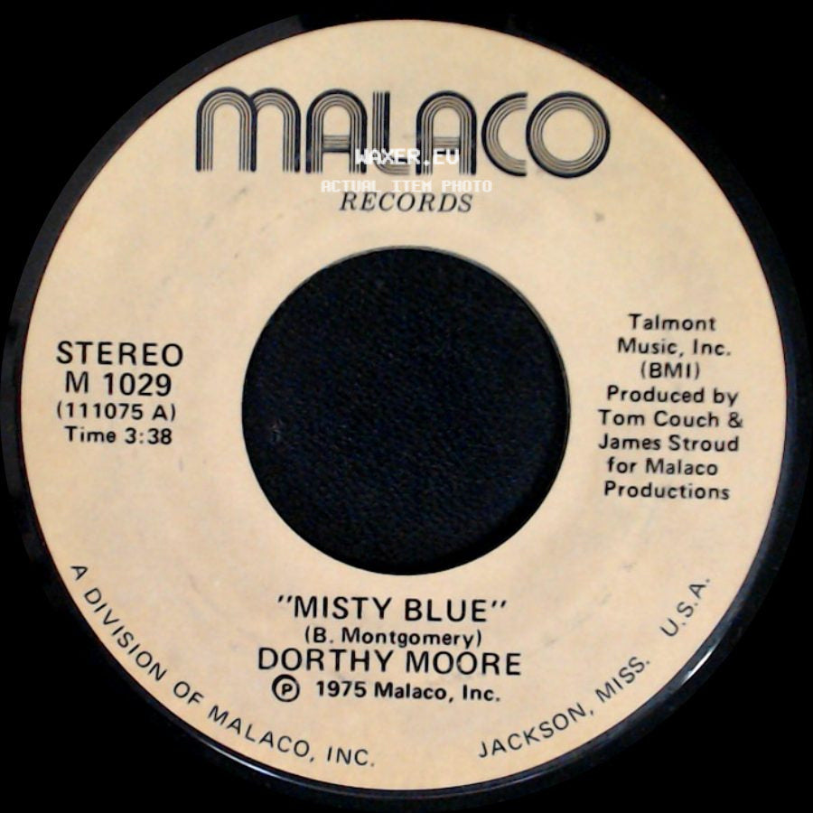 Dorthy Moore - Here It Is / Misty Blue side B