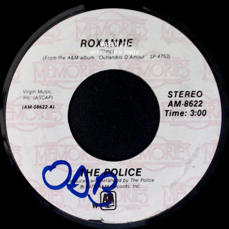 The Police - Roxanne / Can't Stand Losing You side A