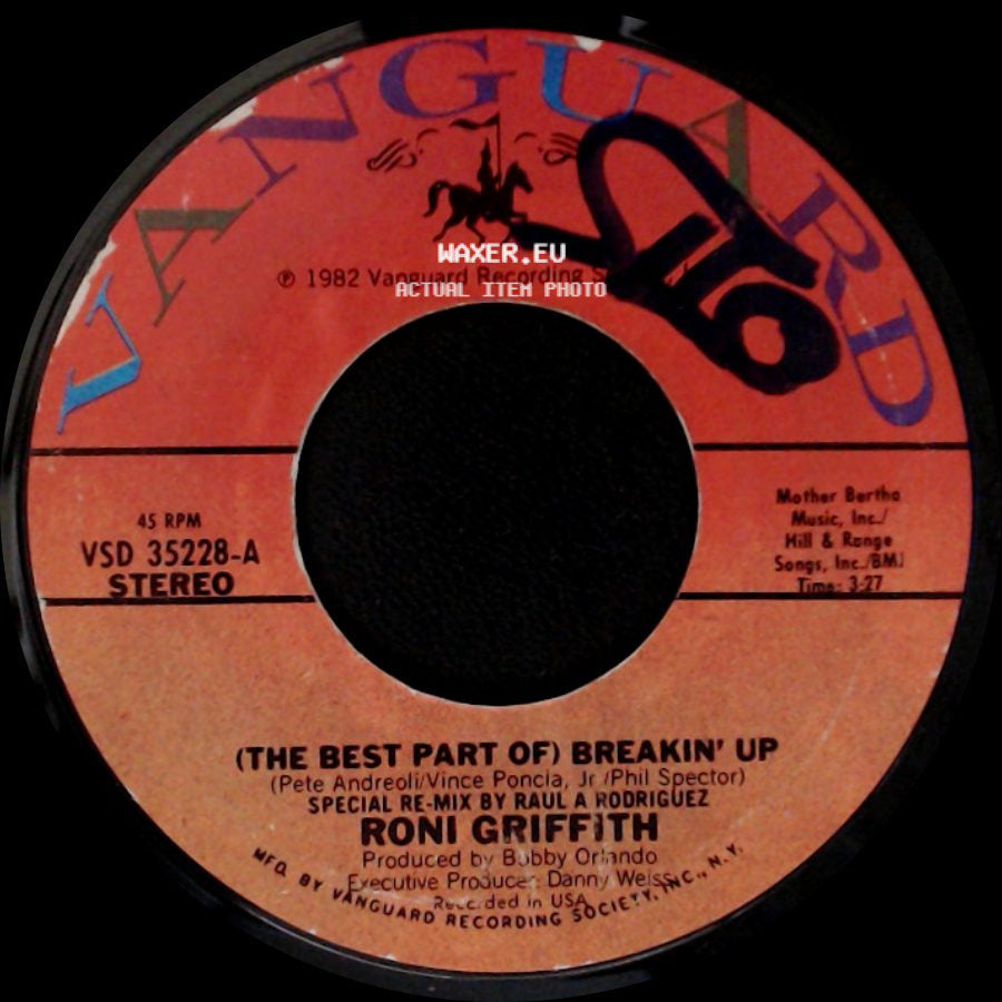Roni Griffith - Spys / (The Best Part Of) Breakin' Up side B
