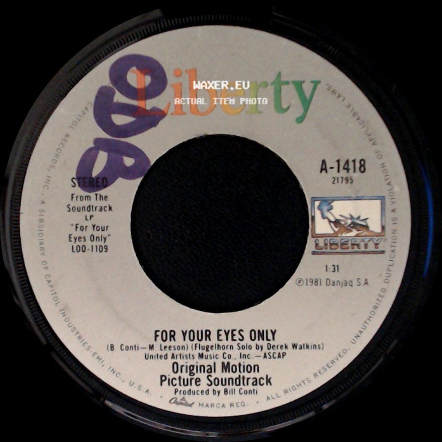 Sheena Easton - For Your Eyes Only / For Your Eyes Only side B
