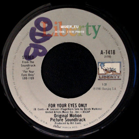 Sheena Easton - For Your Eyes Only / For Your Eyes Only side B