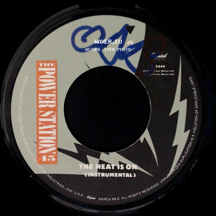 The Power Station - Some Like It Hot (Extended Version) / The Heat Is On (Instrumental) side B