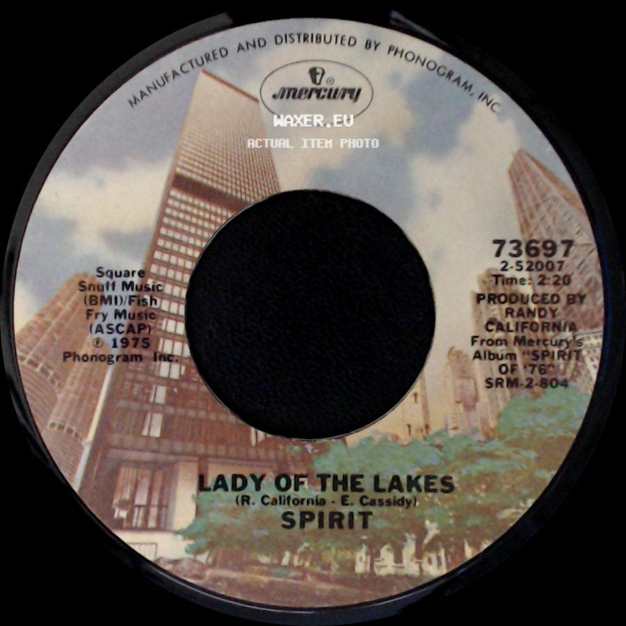Spirit - America, The Beautiful / The Times, They Are A'changing / Lady Of The Lakes side B