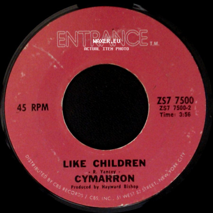 Cymarron - Like Children / Rings side A