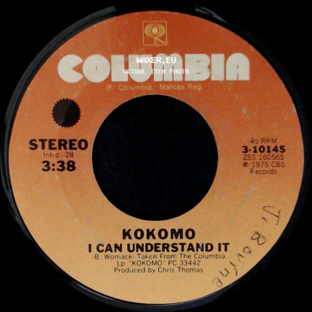 Kokomo - Feeling This Way / I Can Understand It side B