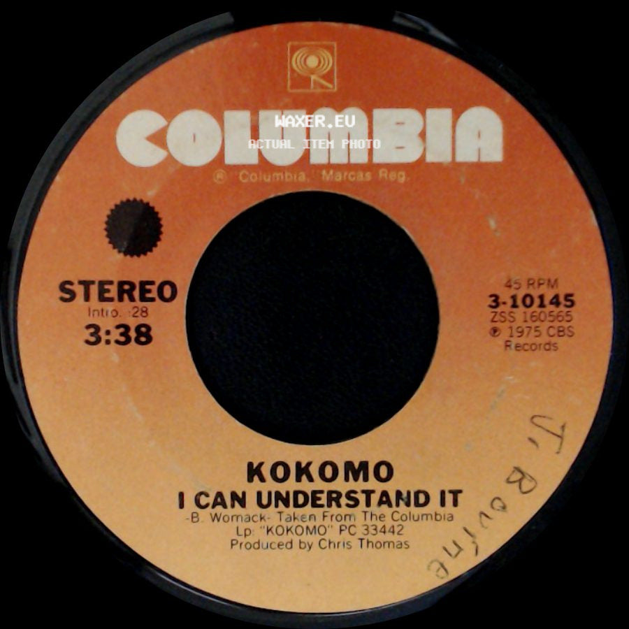 Kokomo - Feeling This Way / I Can Understand It side B