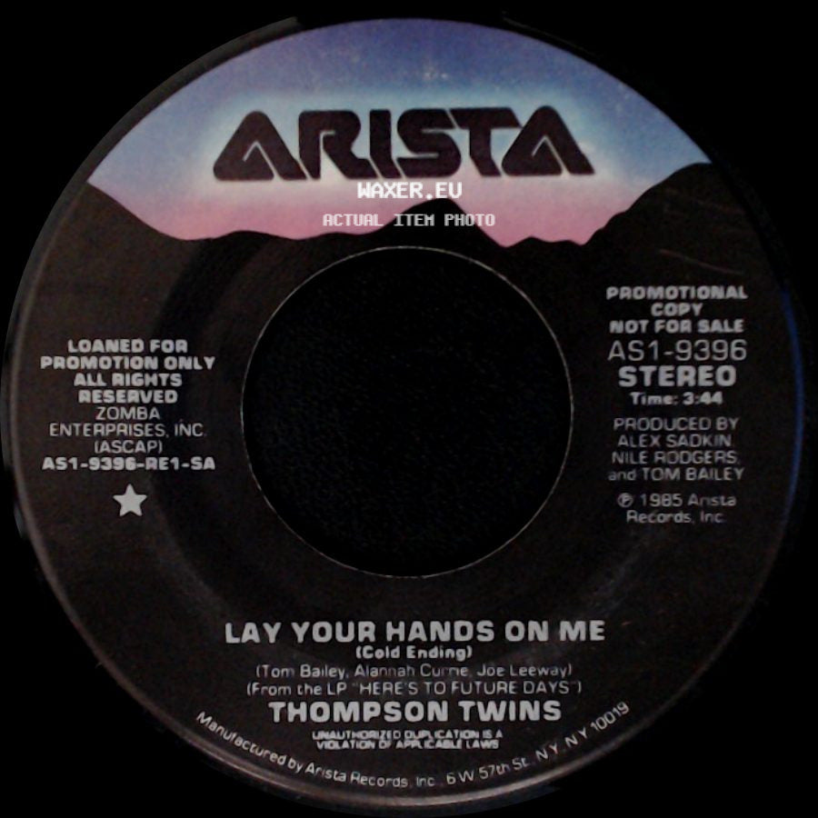 Thompson Twins - Lay Your Hands On Me (Fade) / Lay Your Hands On Me side B