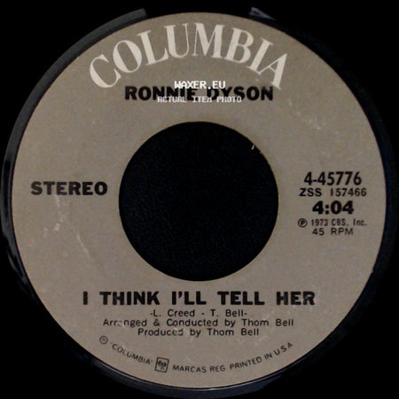 Ronnie Dyson - I Think I'll Tell Her / One Man Band (Plays All Alone) side A