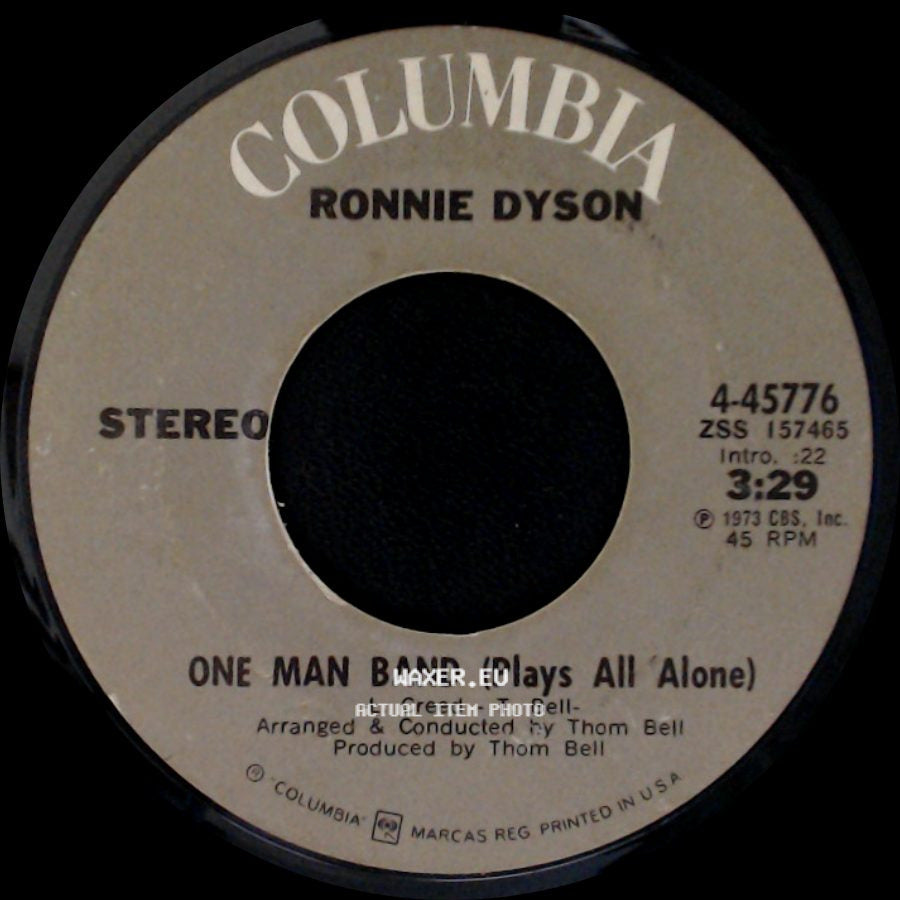 Ronnie Dyson - I Think I'll Tell Her / One Man Band (Plays All Alone) side B