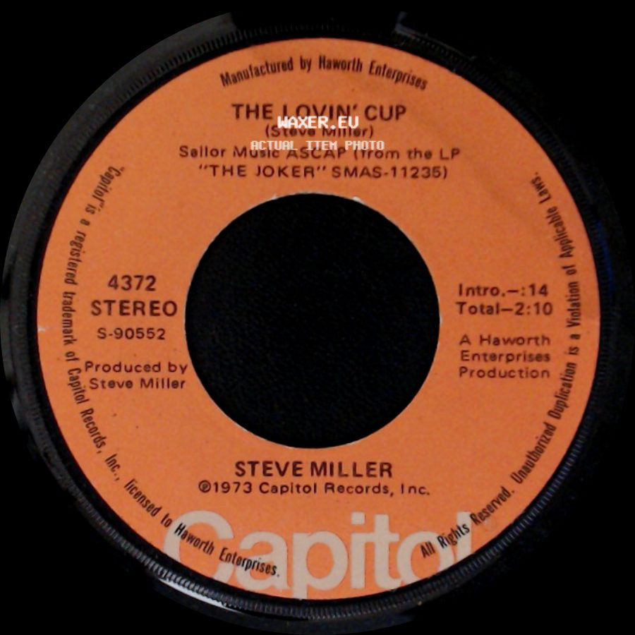 Steve Miller - The Lovin' Cup / Fly Like An Eagle side A