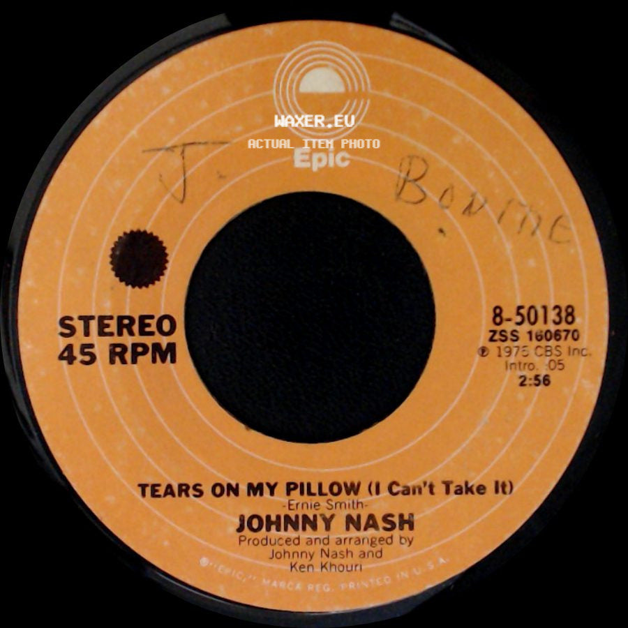 Johnny Nash - Tears On My Pillow (I Can't Take It) / Beautiful Baby side A