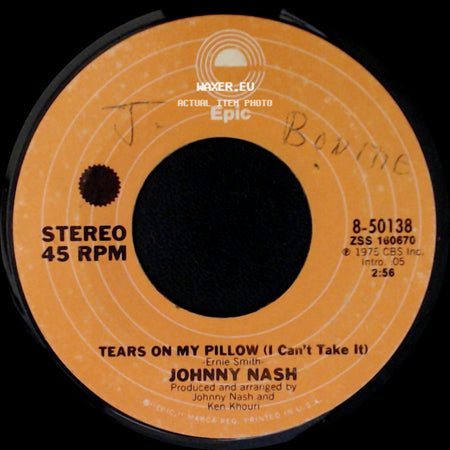 Johnny Nash - Tears On My Pillow (I Can't Take It) / Beautiful Baby side A