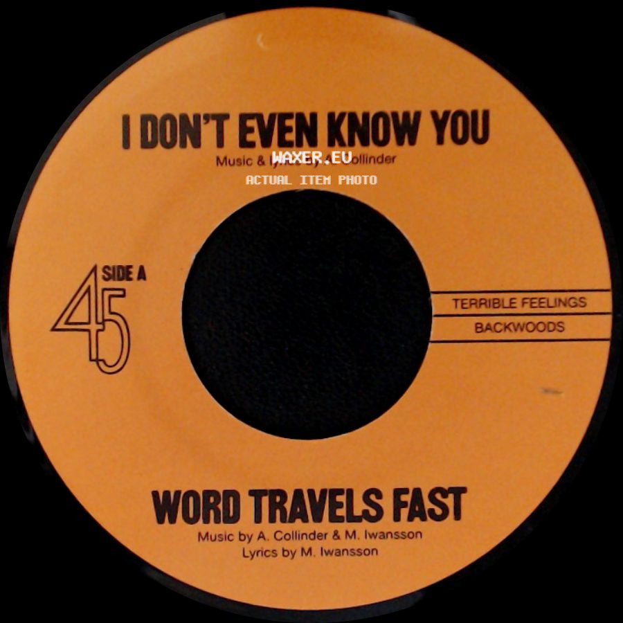 Black Winter Night - I Don't Even Know You / Word Travels Fast / Unknown Title B side A