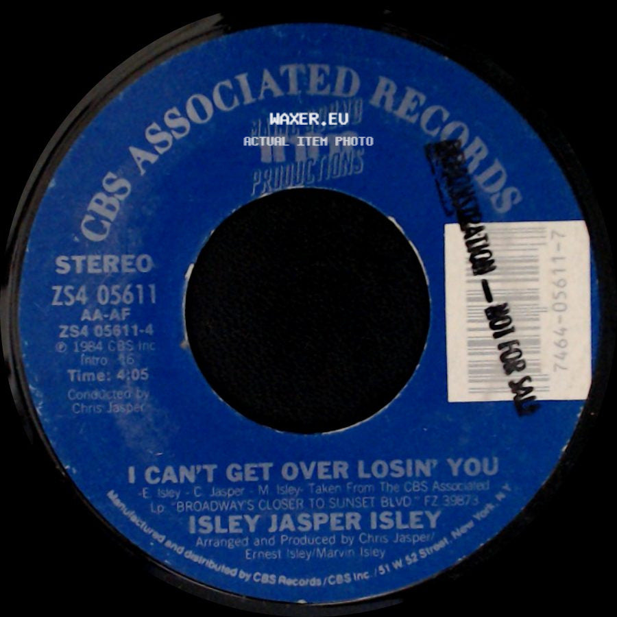 Isley Jasper Isley - I Can't Get Over Losin' You / Caravan Of Love side A