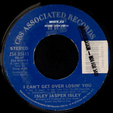 Isley Jasper Isley - I Can't Get Over Losin' You / Caravan Of Love side A