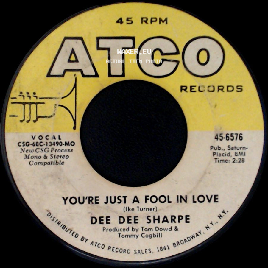 Dee Dee Sharpe - A Woman Will Do Wrong / You're Just A Fool In Love side B