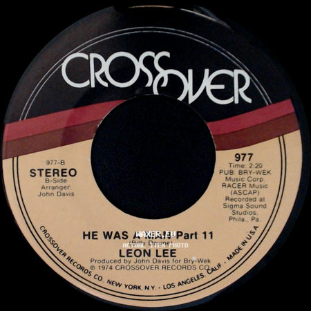 Leon Lee - He Was A Man - Part 11 / He Was A Man - Part 1 side A