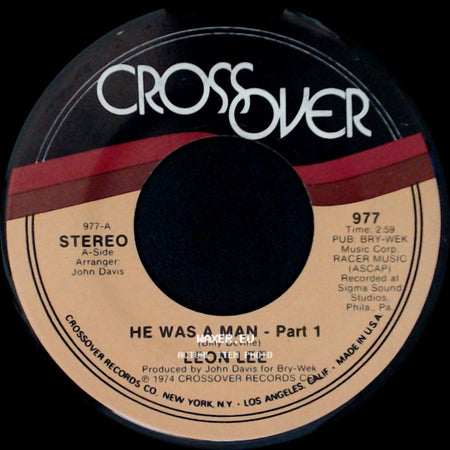 Leon Lee - He Was A Man - Part 11 / He Was A Man - Part 1 side B