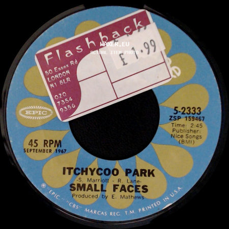 Small Faces - Itchycoo Park / I'm Only Dreaming side A