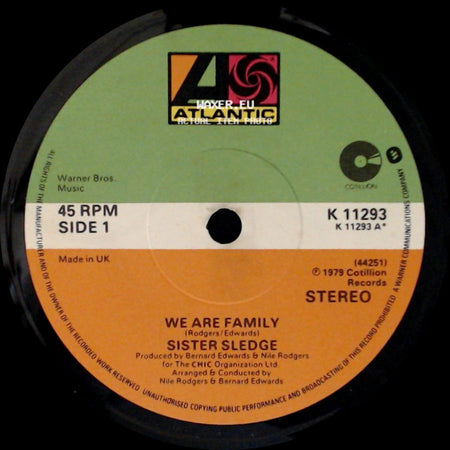 Sister Sledge - We Are Family / Easier To Love side A