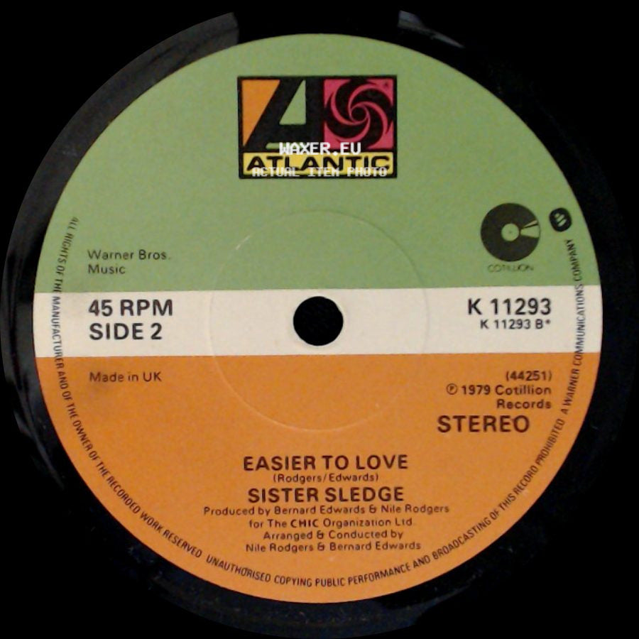 Sister Sledge - We Are Family / Easier To Love side B