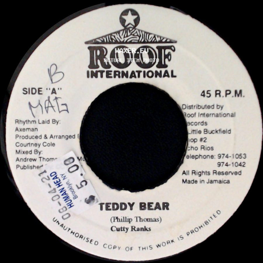 Cutty Ranks - Version / Teddy Bear side B
