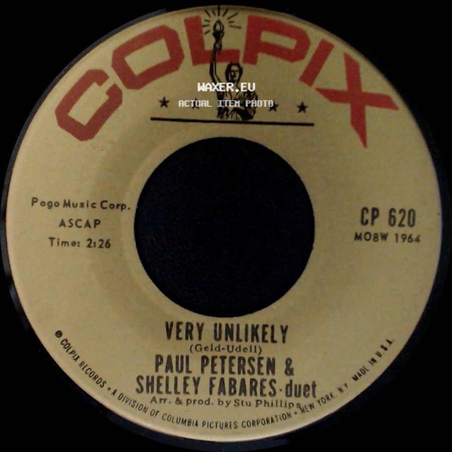 Paul Petersen & Shelley Fabares - Duet / Paul Petersen - Very Unlikely / She Can't Find Her Keys side A