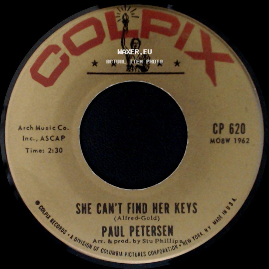 Paul Petersen & Shelley Fabares - Duet / Paul Petersen - Very Unlikely / She Can't Find Her Keys side B