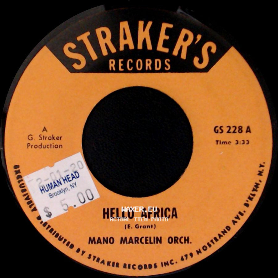 Mano Marcelin Orch. - Hello Africa / Pressure side A