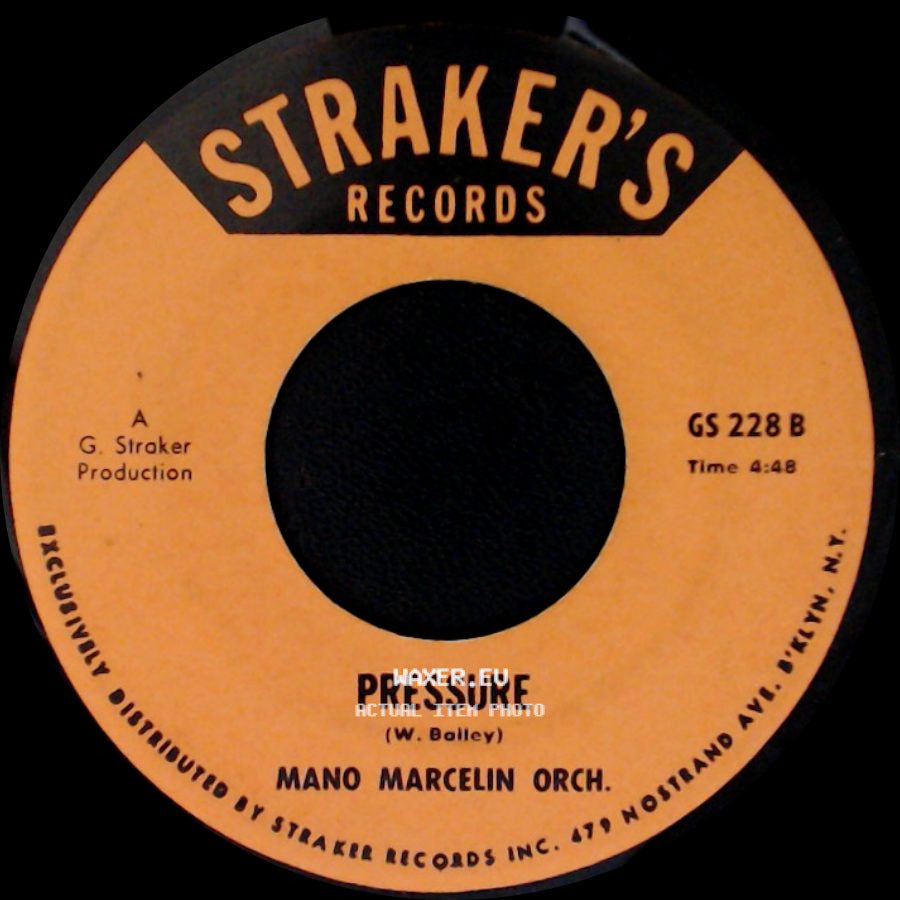 Mano Marcelin Orch. - Hello Africa / Pressure side B