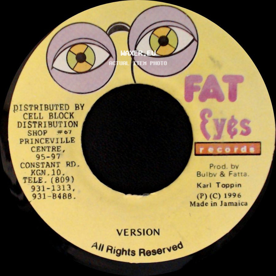 Terro Fabulous - Jah Works / Unknown Title B side B