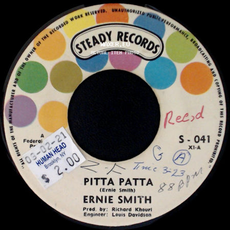 Ernie Smith - Pitta Patta / Litchfield Garden side A