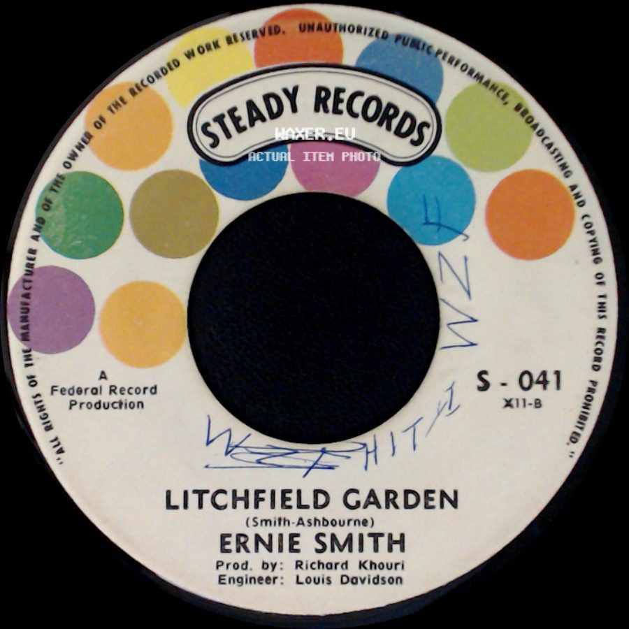 Ernie Smith - Pitta Patta / Litchfield Garden side B