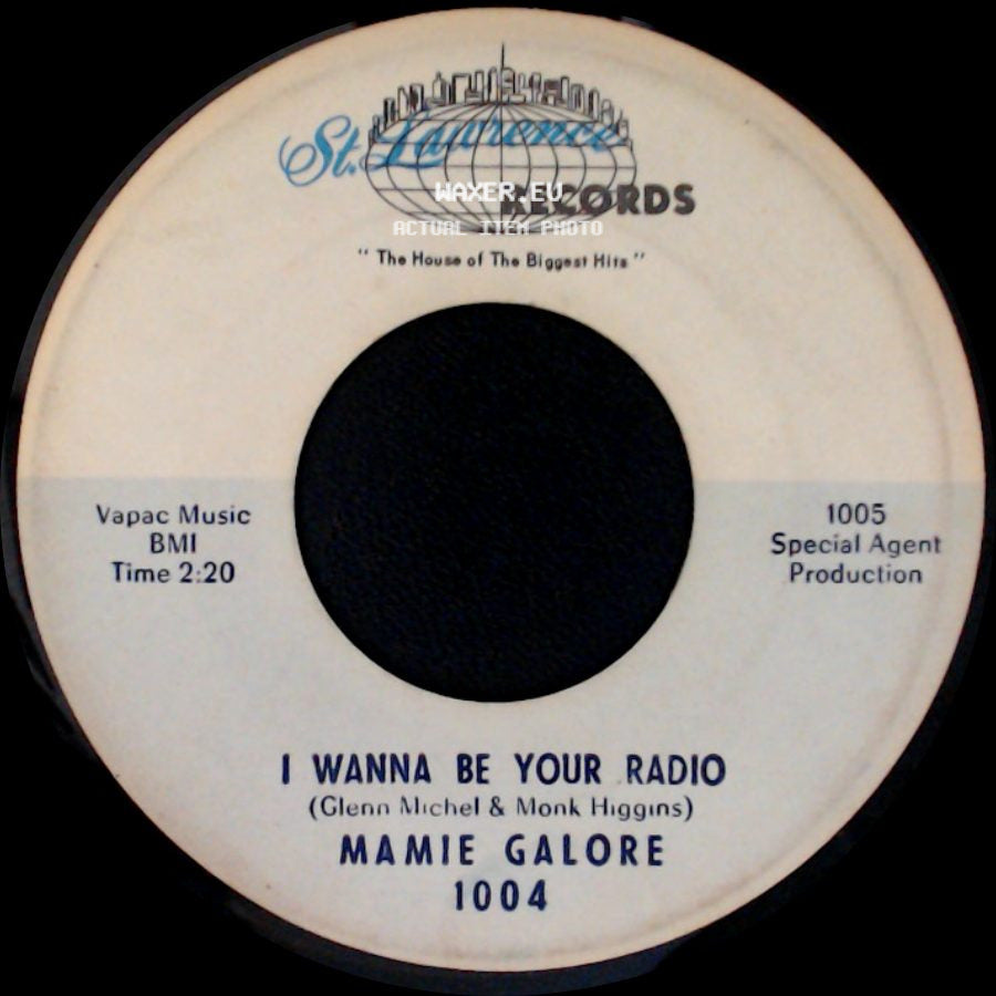Mamie Galore - I Wanna Be Your Radio / Special Agent 34-24-38 side A