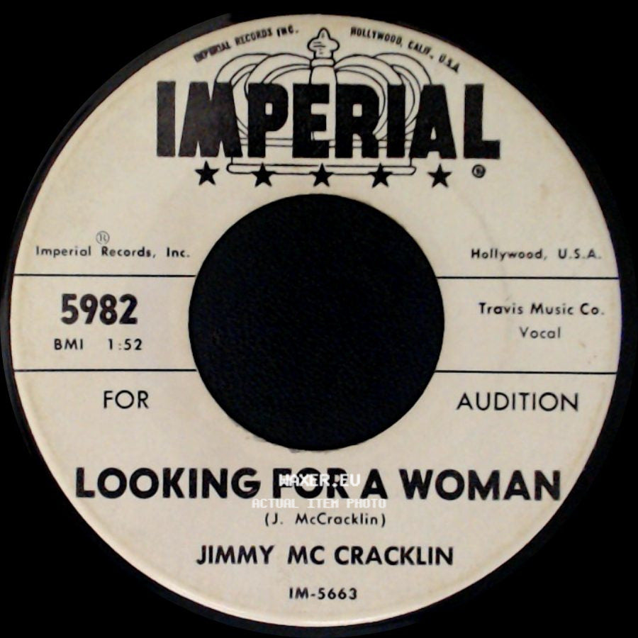 Jimmy Mc Cracklin - Looking For A Woman / Sooner Or Later side A