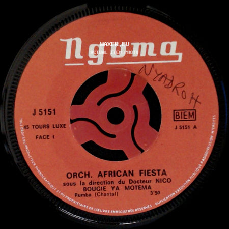 Orch. African Fiesta - Bougie Ya Motema / A Mokolo Wana side A
