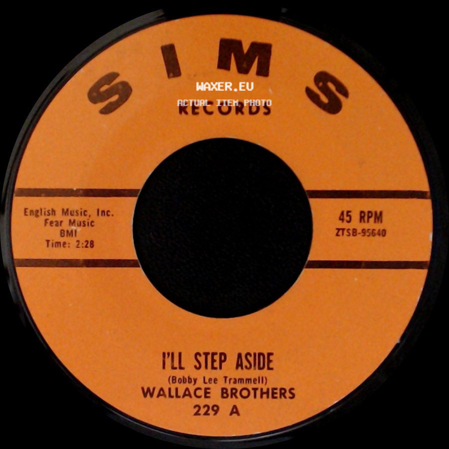 Wallace Brothers - I'll Step Aside / Hold My Hurt For Awhile side A