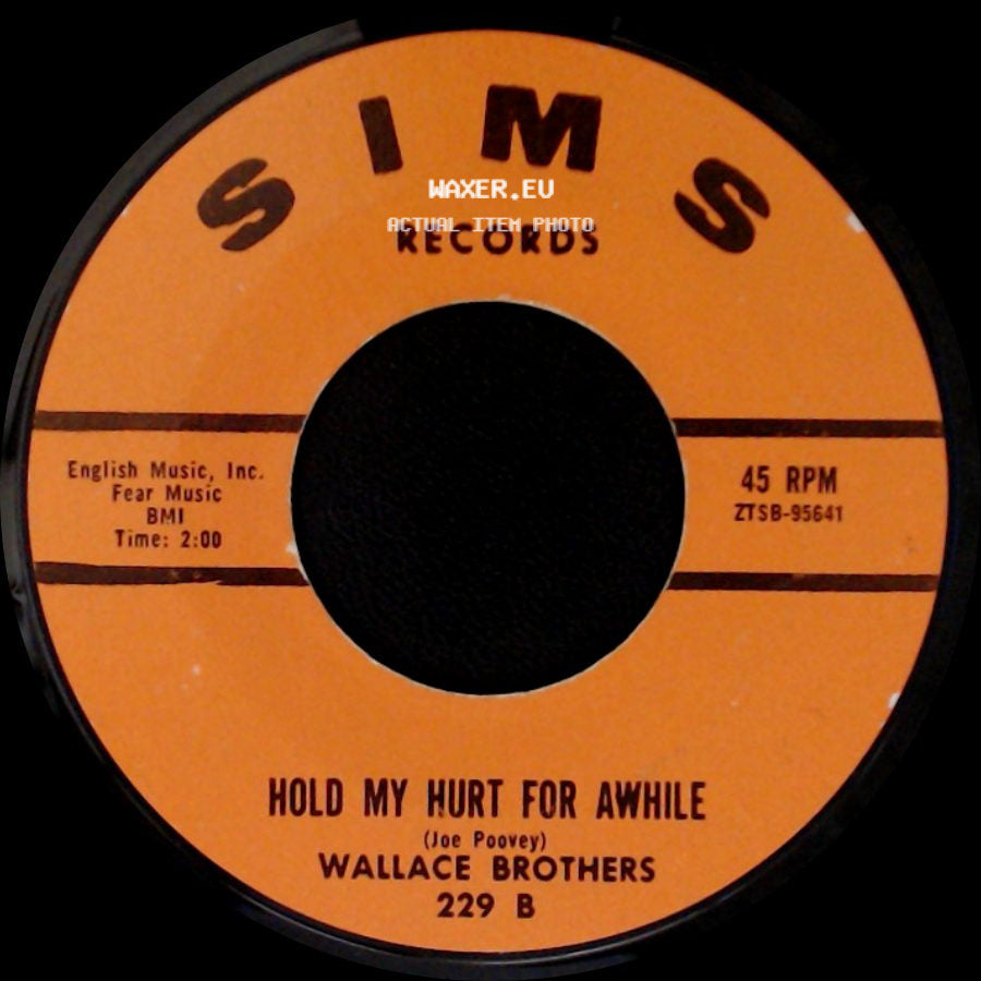 Wallace Brothers - I'll Step Aside / Hold My Hurt For Awhile side B