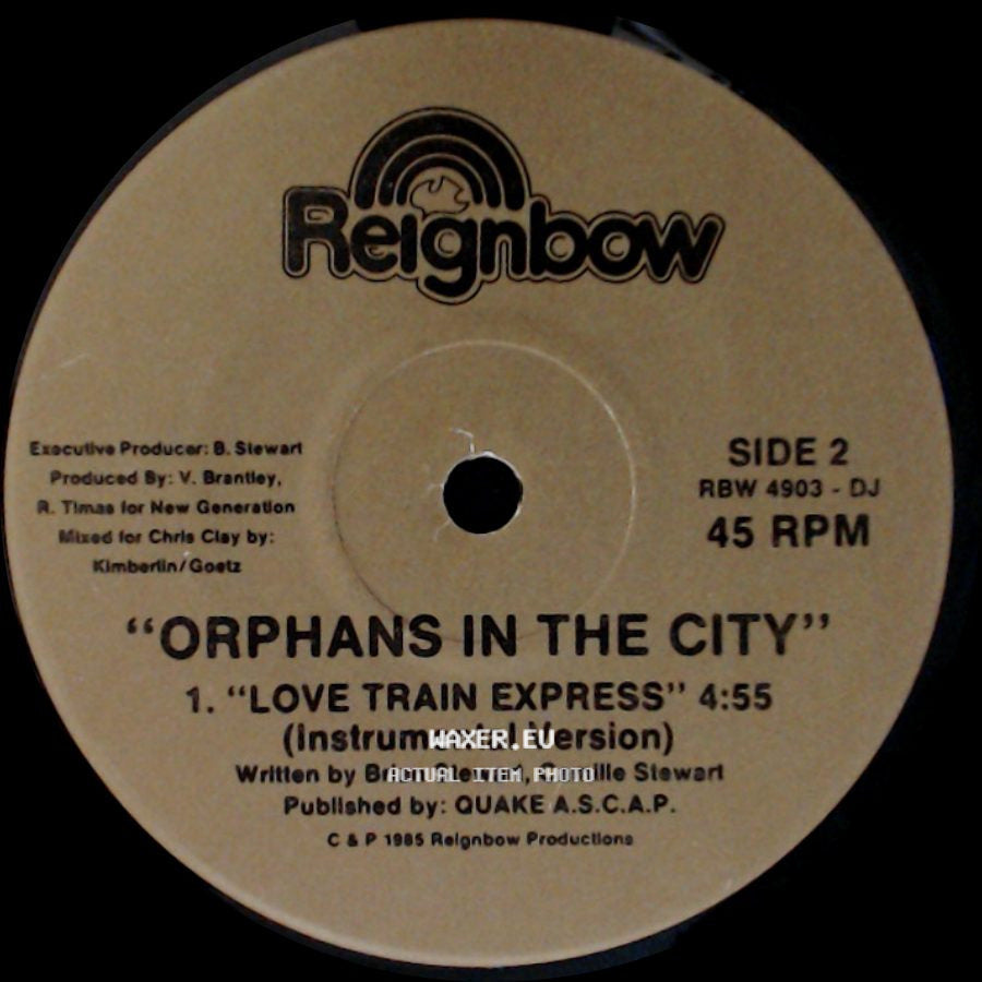 Orphans In The City - Love Train Express / Love Train Express (Instrumental Version) side B