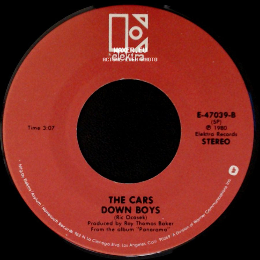 The Cars - Down Boys / Touch And Go side A