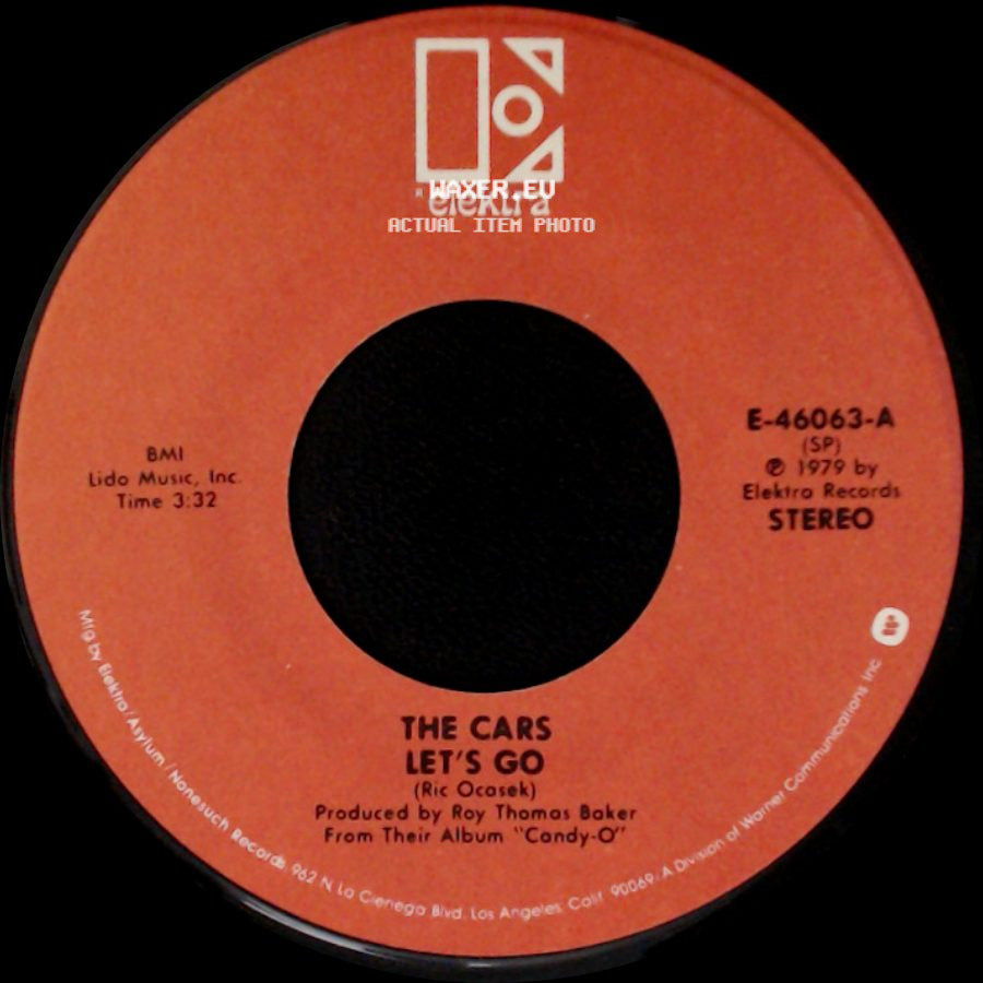 The Cars - That's It / Let's Go side B