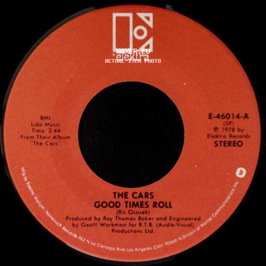 The Cars - Good Times Roll / All Mixed Up side A