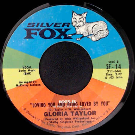 Gloria Taylor - You Got To Pay The Price / Loving You And Being Loved By You side B