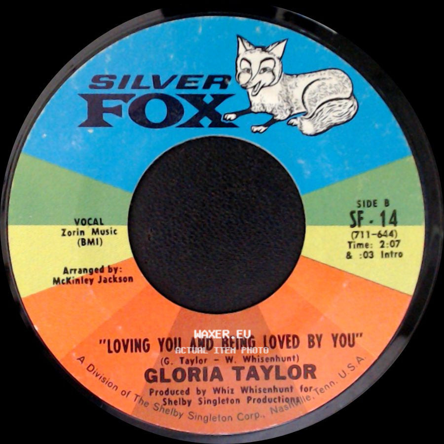 Gloria Taylor - You Got To Pay The Price / Loving You And Being Loved By You side B