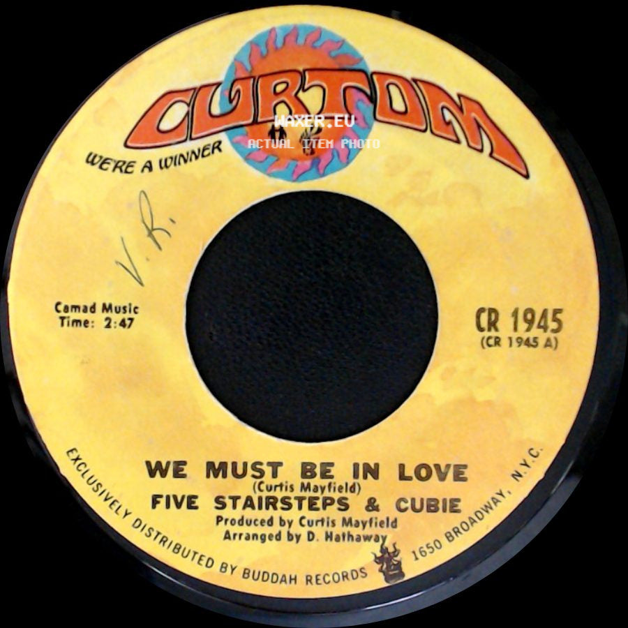 Five Stairsteps & Cubie - Little Young Lover / We Must Be In Love side B